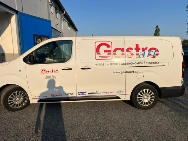 Reklamní polep Gastro